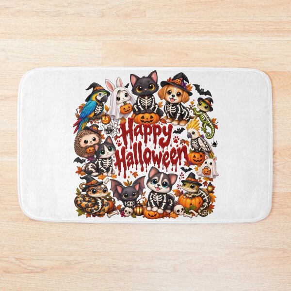 Item preview, Happy Halloween Cute Animal Skeletons – Kawaii Veterinary Halloween designed and sold by Bettybee00.