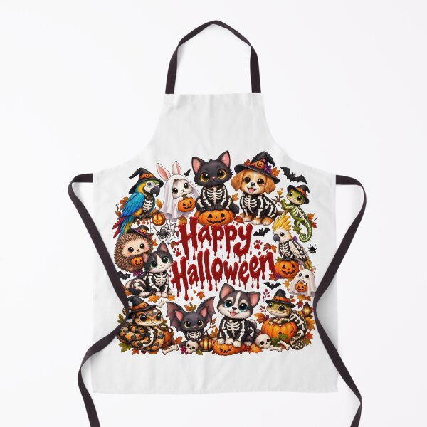 Item preview, Happy Halloween Cute Animal Skeletons – Kawaii Veterinary Halloween designed and sold by Bettybee00.