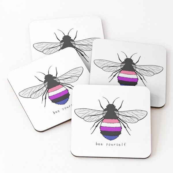 Item preview, Bee Yourself - Genderfluid Pride Flag designed and sold by rorynorth.