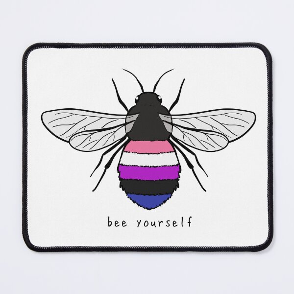 Item preview, Bee Yourself - Genderfluid Pride Flag designed and sold by rorynorth.