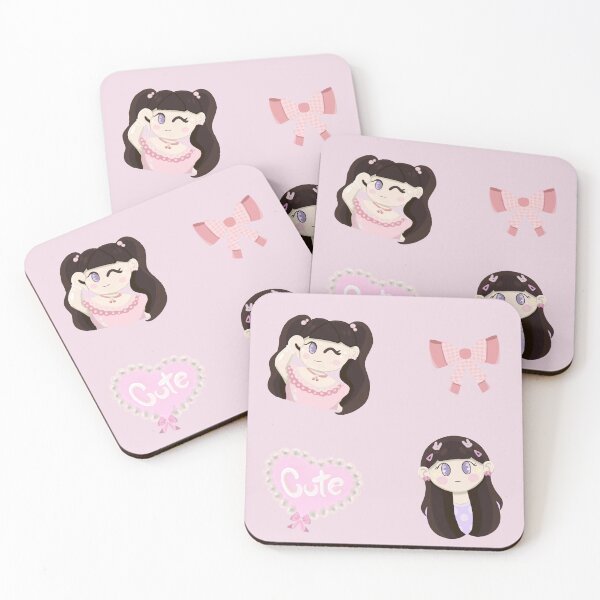 Item preview, PACK OF 4 COQUETTE STYLE STICKERS WITH BOWS, GIRL AND CUTE DESIGNS  designed and sold by Jelly Studio.