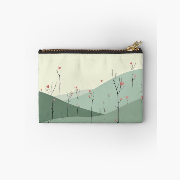 Item preview, Minimalist Landscape with Heart-Shaped Blooms designed and sold by Mary Spencer.