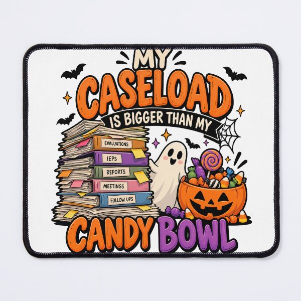 Item preview, School Psychologist Halloween Caseload Candy Bowl designed and sold by Tshirt-Deer.