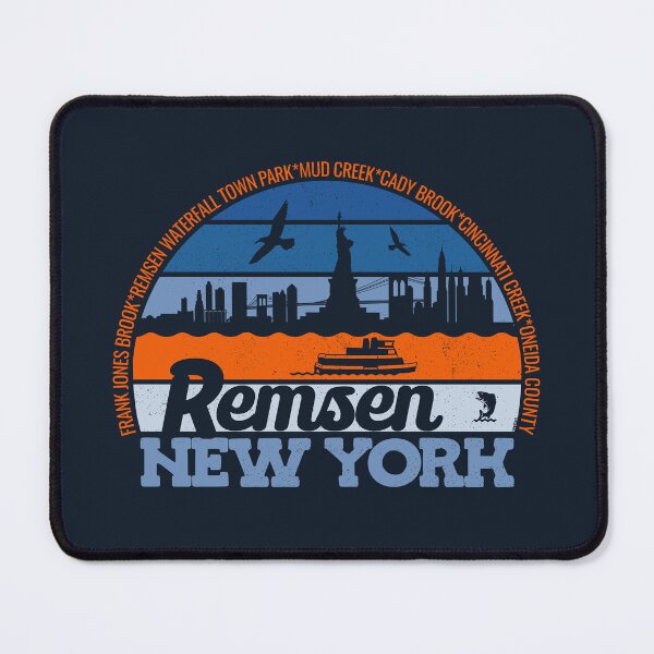 Item preview, Remsen New York Sunset Retro Vintage Local Pride Logo designed and sold by CRHPOD20.