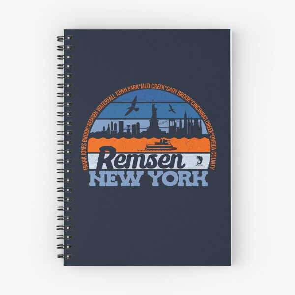 Item preview, Remsen New York Sunset Retro Vintage Local Pride Logo designed and sold by CRHPOD20.