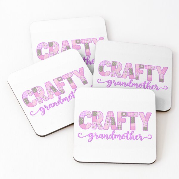 Item preview, Crafty Grandmother – Colorful Patchwork Quilting Sewing Craft Design designed and sold by MimsTees.