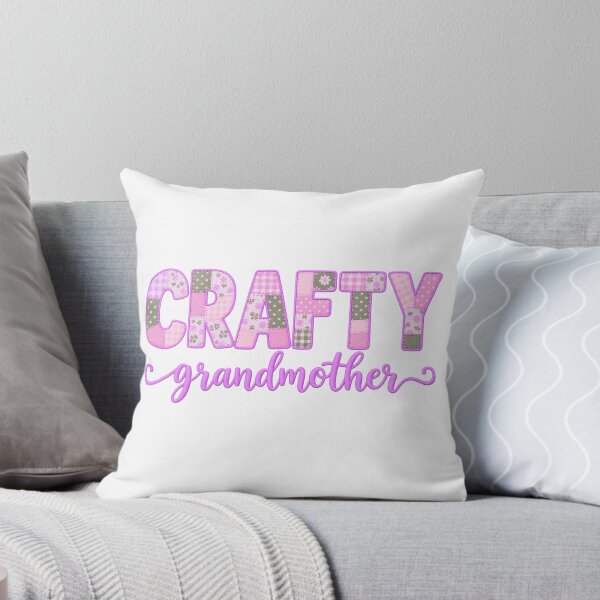 Item preview, Crafty Grandmother – Colorful Patchwork Quilting Sewing Craft Design designed and sold by MimsTees.