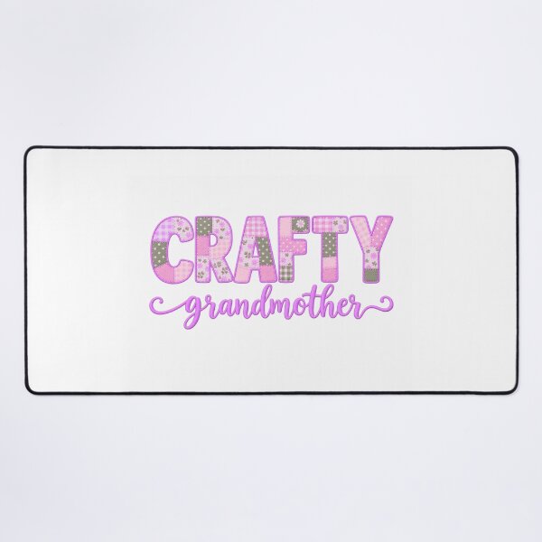 Item preview, Crafty Grandmother – Colorful Patchwork Quilting Sewing Craft Design designed and sold by MimsTees.