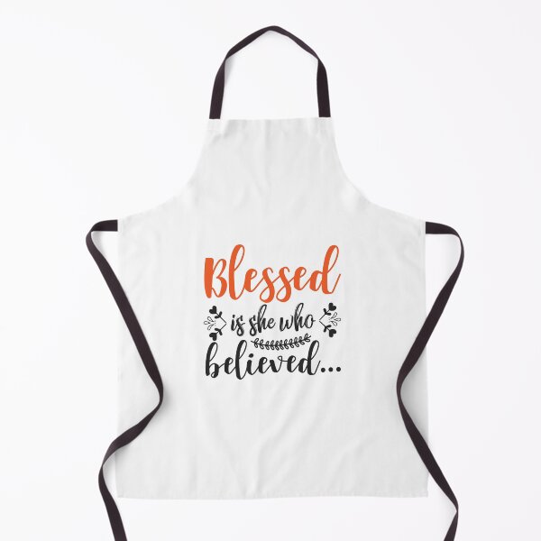 Item preview, Blessed Is She Who Believed Christian Christmas Quote designed and sold by FuzionRaptor.