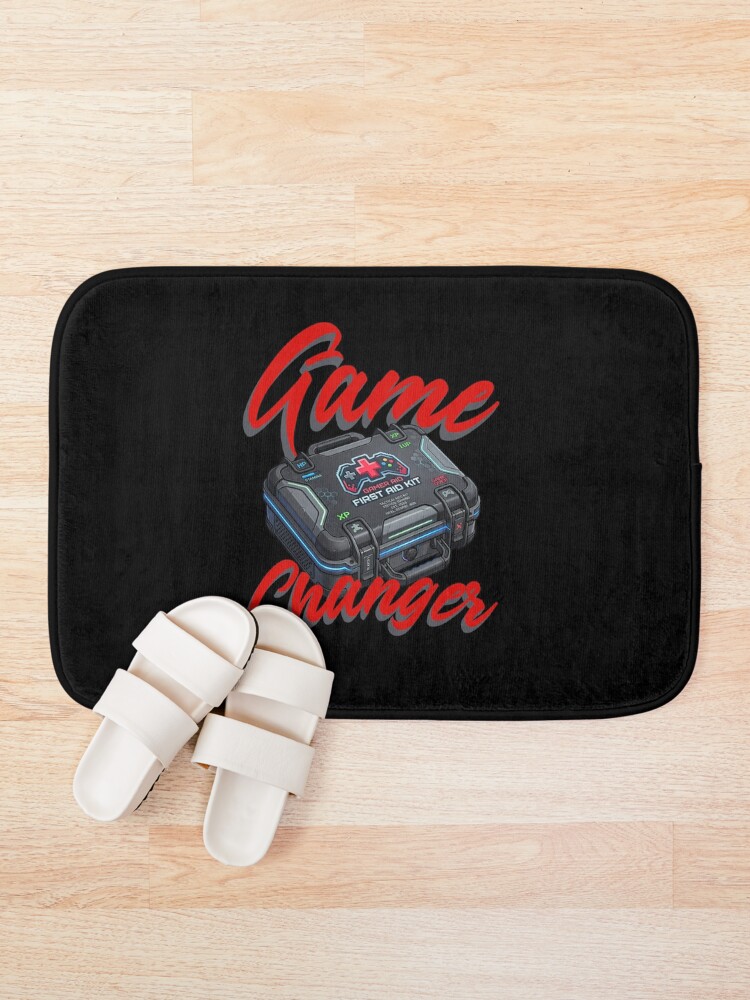 Thumbnail 1 of 6, Bath Mat, Game Changer MedKit designed and sold by ReneMM.