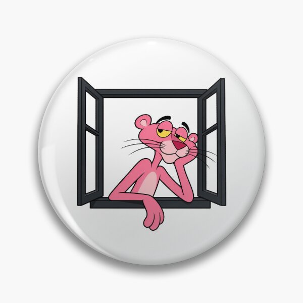 Artikelvorschau, Rosa Panther entspannt am Fenster entworfen und verkauft von Aesthetiphy.