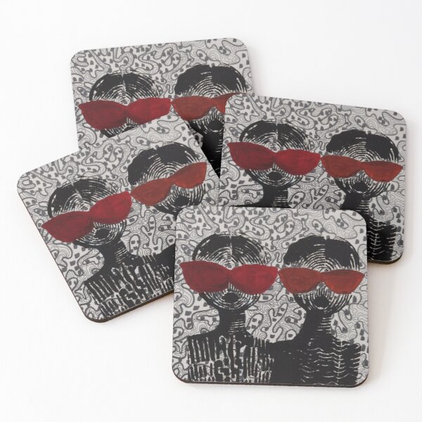 Item preview, Red summer sunglases designed and sold by NessArtByEwa.