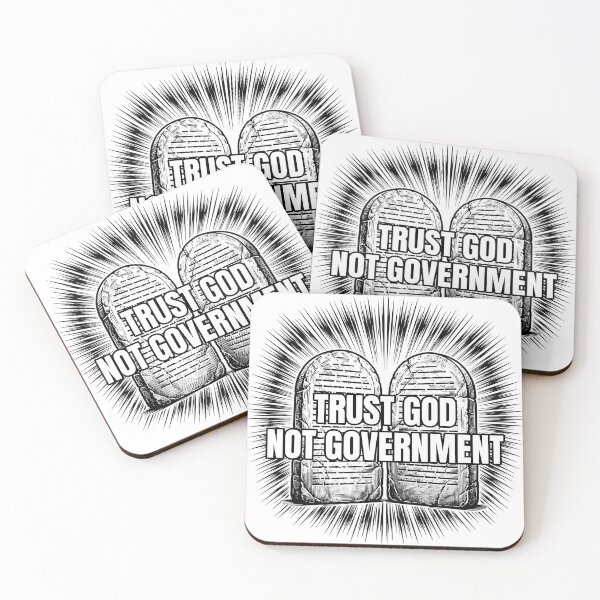 Item preview, Trust God Not Government Ten Commandments Christian Shirt designed and sold by Bluntees .
