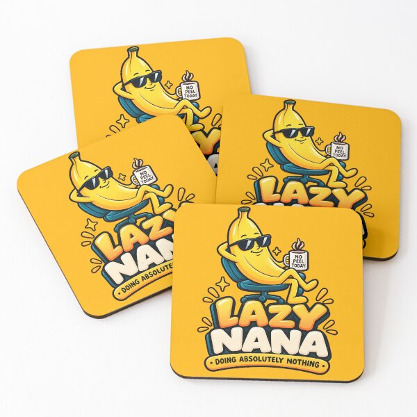 Item preview, Lazy Nana – Funny Relaxing Banana Doing Absolutely Nothing designed and sold by IMuDesigner.