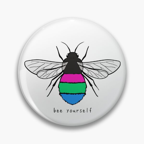 Item preview, Bee Yourself - Polysexual Pride Flag designed and sold by rorynorth.