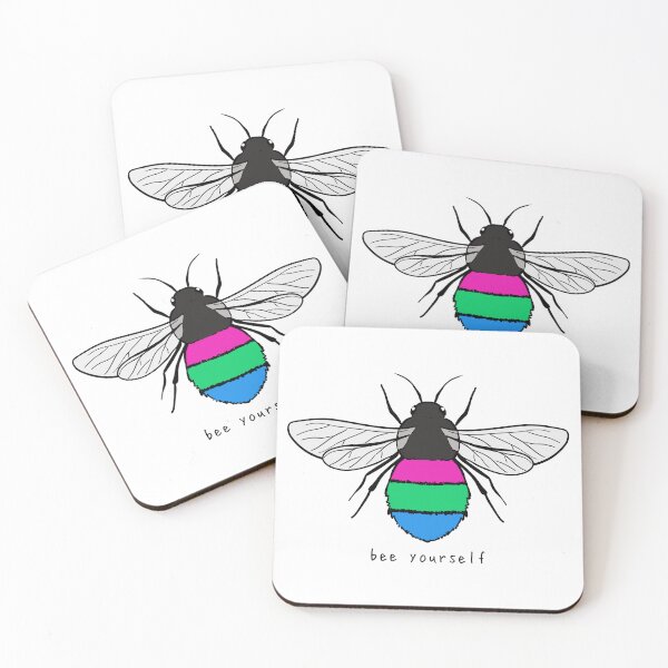 Item preview, Bee Yourself - Polysexual Pride Flag designed and sold by rorynorth.