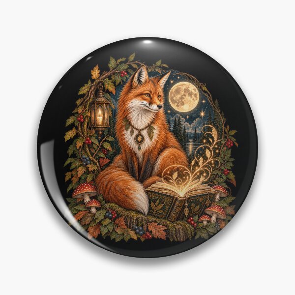 Item preview, Magical Fox – Vintage Woodland Fantasy designed and sold by Scarlett-Goods.