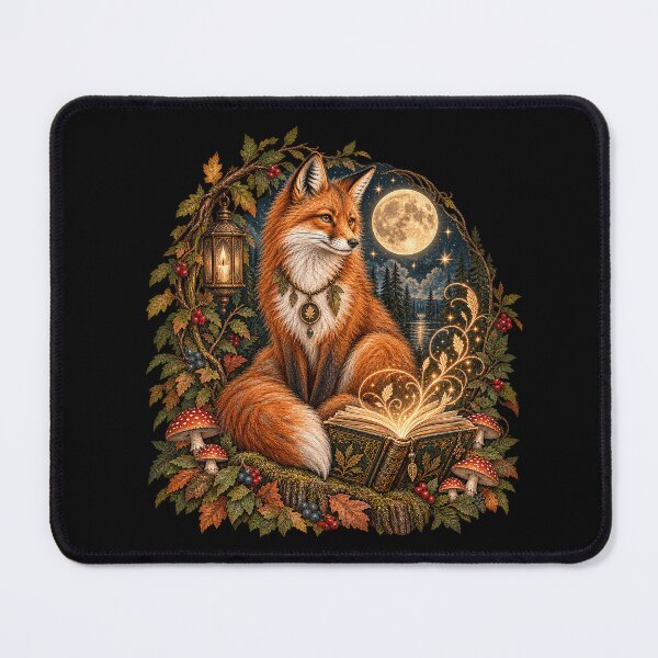 Item preview, Magical Fox – Vintage Woodland Fantasy designed and sold by Scarlett-Goods.