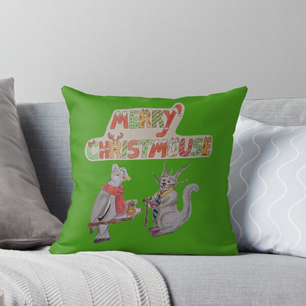 Item preview, Christmas Neighbours Jack the Cat and Albert the Pigeon designed and sold by The Cat and The Christmas Tree by Alice Ean Dubh.