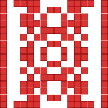 Artwork thumbnail, Creative - binary pattern by Hulya Yucel Designs