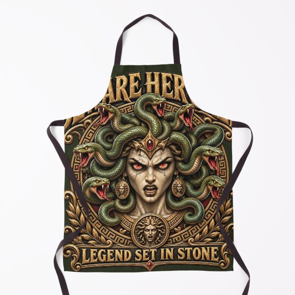 Item preview, Beware Her Gaze Medusa Greek Mythology Serpent Gorgon designed and sold by M. Mamdouh Artworks.