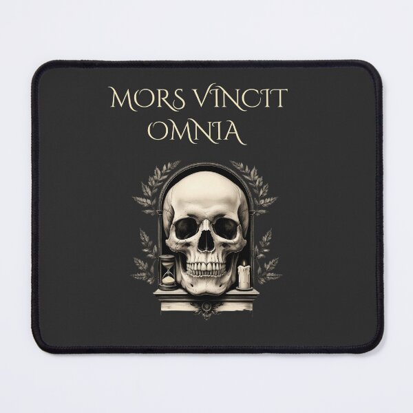 Item preview, Mors Vincit Omnia – Death Conquers All | Latin Memento Mori Gothic Design designed and sold by semenol.
