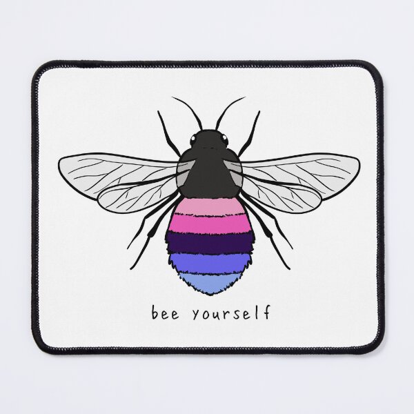 Item preview, Bee Yourself - Omnisexual Pride Flag designed and sold by rorynorth.