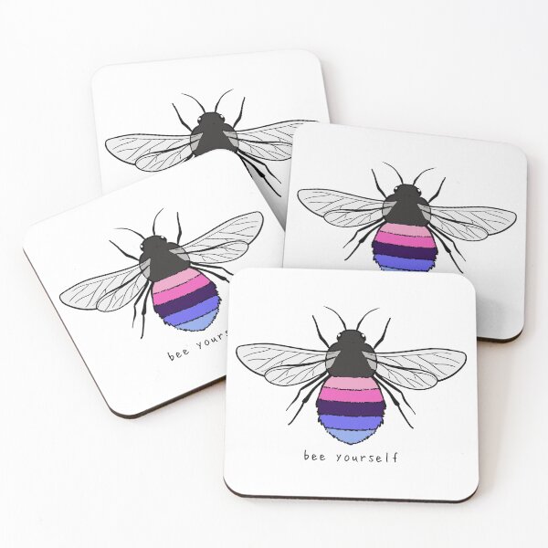 Item preview, Bee Yourself - Omnisexual Pride Flag designed and sold by rorynorth.