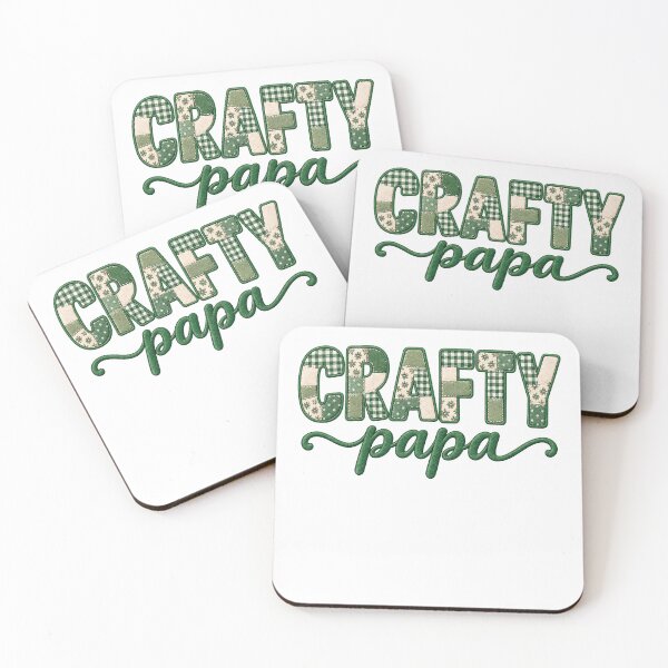Item preview, Crafty Papa – Colorful Patchwork Quilting Sewing Craft Design designed and sold by MimsTees.