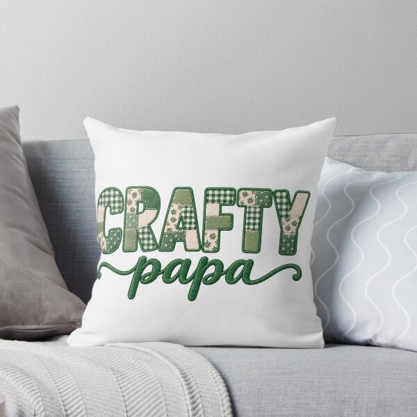 Item preview, Crafty Papa – Colorful Patchwork Quilting Sewing Craft Design designed and sold by MimsTees.