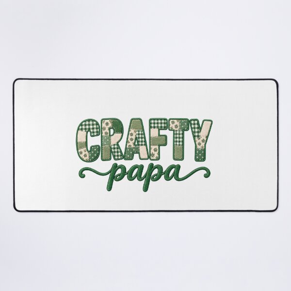 Item preview, Crafty Papa – Colorful Patchwork Quilting Sewing Craft Design designed and sold by MimsTees.