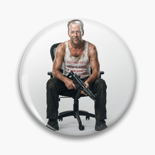 Item preview, Die Hard Christmas Party Xmas Hans Gruber John McClane Design Nakatomi Plaza 1988 Jumper Tee Shirt Mug Dress Pillow Throw Santa Movie Snow Funny Deck The Hans designed and sold by Cool Robot Bro..