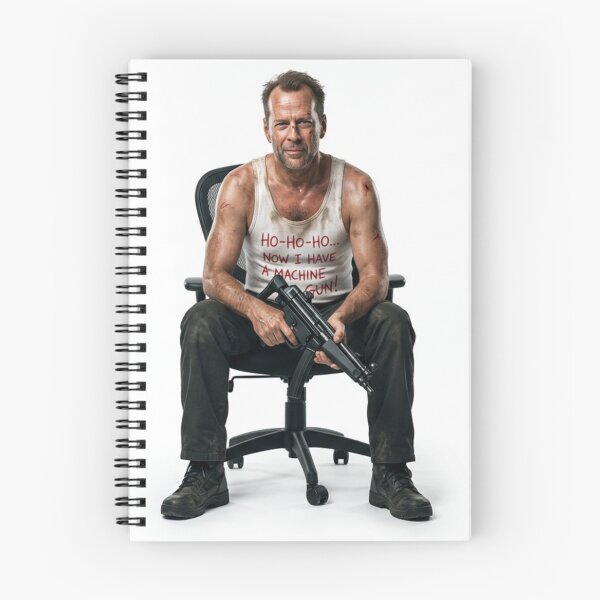 Item preview, Die Hard Christmas Party Xmas Hans Gruber John McClane Design Nakatomi Plaza 1988 Jumper Tee Shirt Mug Dress Pillow Throw Santa Movie Snow Funny Deck The Hans designed and sold by Cool Robot Bro..