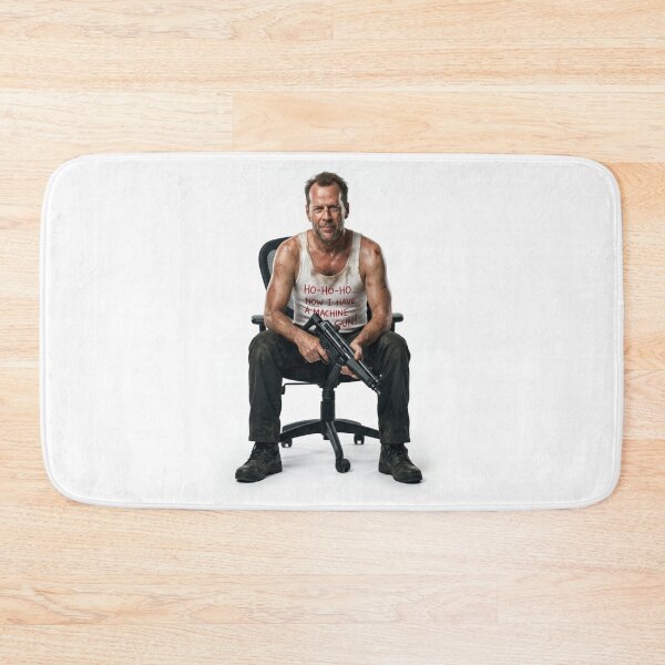 Item preview, Die Hard Christmas Party Xmas Hans Gruber John McClane Design Nakatomi Plaza 1988 Jumper Tee Shirt Mug Dress Pillow Throw Santa Movie Snow Funny Deck The Hans designed and sold by Cool Robot Bro..