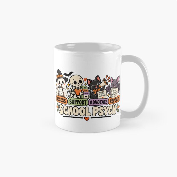Item preview, School Psych Assess Support Advocate Repeat designed and sold by Tshirt-Deer.