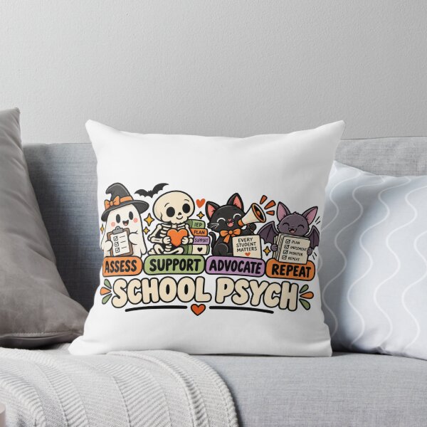 Item preview, School Psych Assess Support Advocate Repeat designed and sold by Tshirt-Deer.