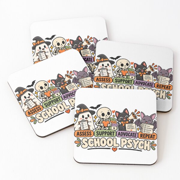 Item preview, School Psych Assess Support Advocate Repeat designed and sold by Tshirt-Deer.