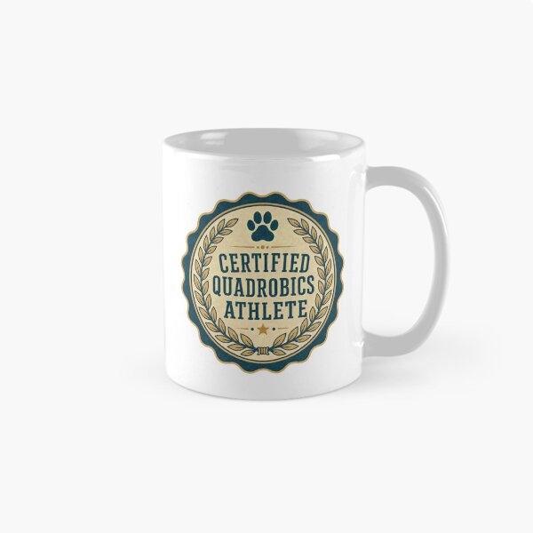Item preview, Certified Quadrobics Athlete Laurel Seal Badge designed and sold by BoosterShop.