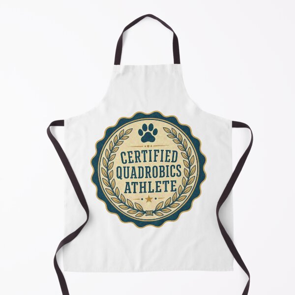 Item preview, Certified Quadrobics Athlete Laurel Seal Badge designed and sold by BoosterShop.