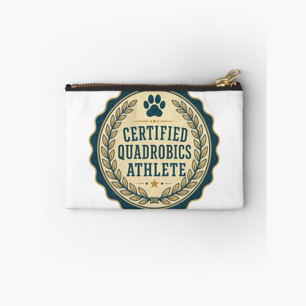 Item preview, Certified Quadrobics Athlete Laurel Seal Badge designed and sold by BoosterShop.