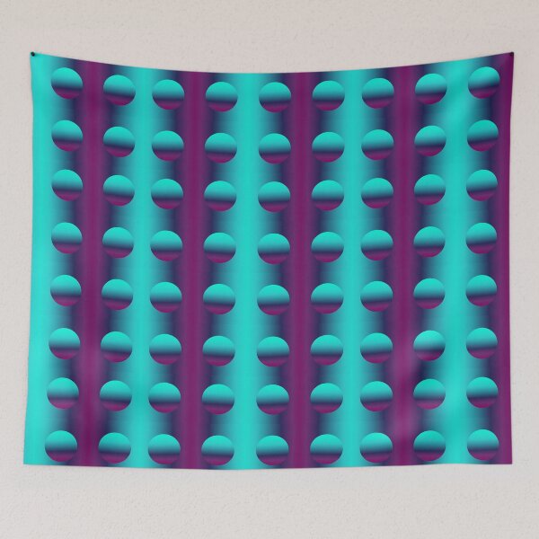 Item preview, Floating balls in teal and purple designed and sold by TerenceLacey.