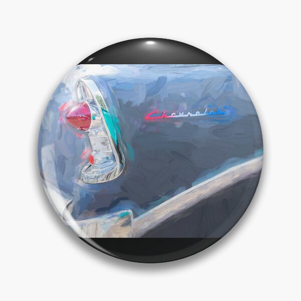 Item preview,  1956 Gray Chevy Bel Air Taillight Emblem designed and sold by RichFrancoCars.