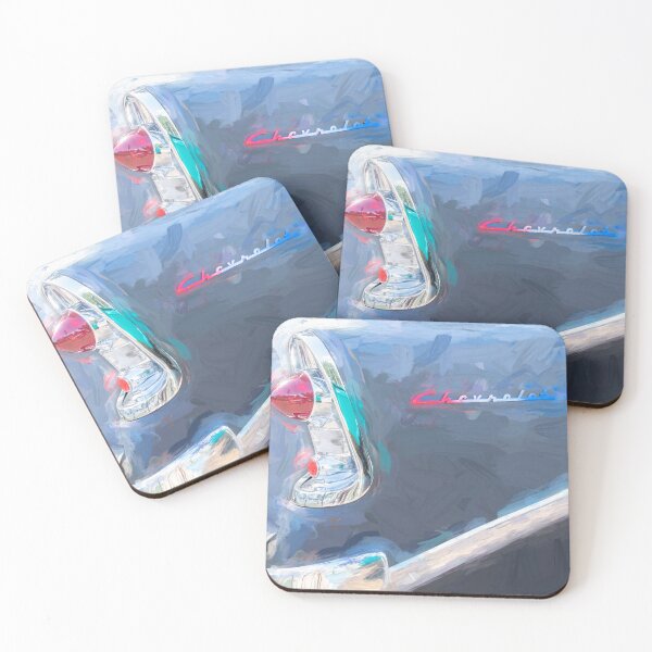 Item preview,  1956 Gray Chevy Bel Air Taillight Emblem designed and sold by RichFrancoCars.