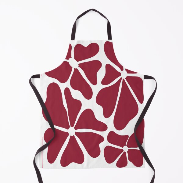 Item preview, Red Retro Wavy Flowers designed and sold by EJs .