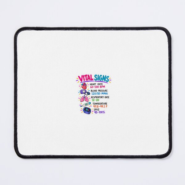 Item preview, Vital Signs Drawn Normal Ranges Nursing Student Sticker designed and sold by isokinetic.