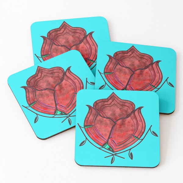 Item preview, My Heart is a Red Rose designed and sold by PiaMedeaDigital.
