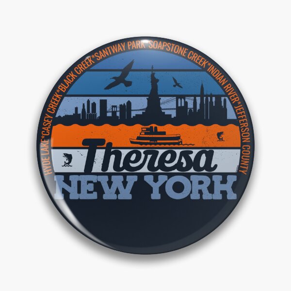 Item preview, Theresa New York Sunset Retro Vintage Local Pride Logo designed and sold by CRHPOD20.