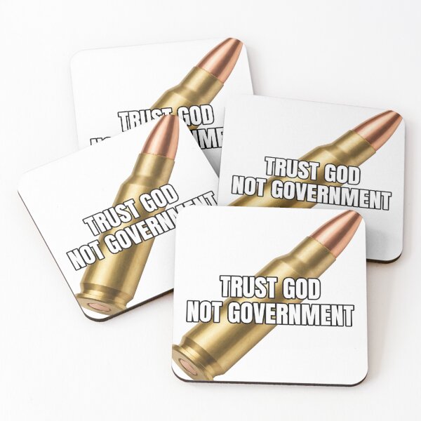 Item preview, Trust God Not Government Brass Bullet 2nd Amendment Color Shirt designed and sold by Bluntees .