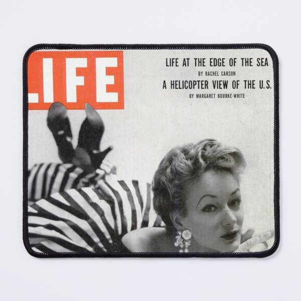 Item preview, Life Magazine Cover Vintage Monroe Girls Ladies Women Wall Art Poster Print Tee Cushion Mug Shirt designed and sold by Cool Robot Bro..