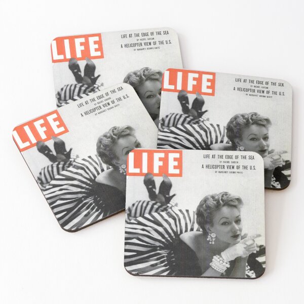 Item preview, Life Magazine Cover Vintage Monroe Girls Ladies Women Wall Art Poster Print Tee Cushion Mug Shirt designed and sold by Cool Robot Bro..